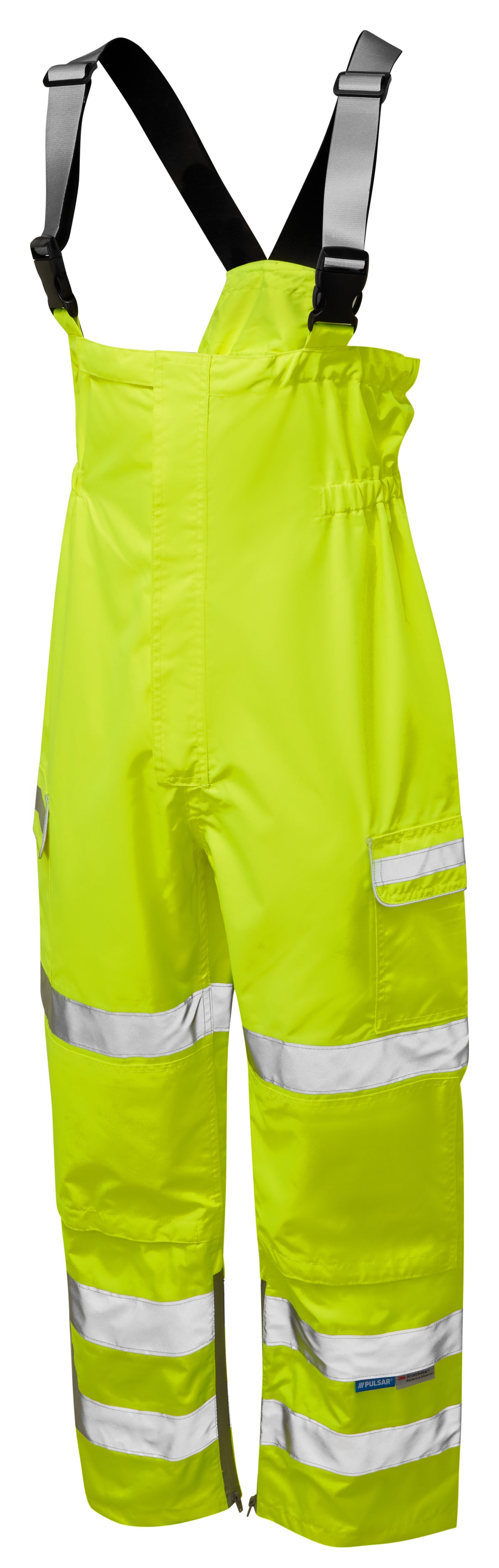 Salopettes Yellow Recycled Content - P521 - - Customisable Salopettes