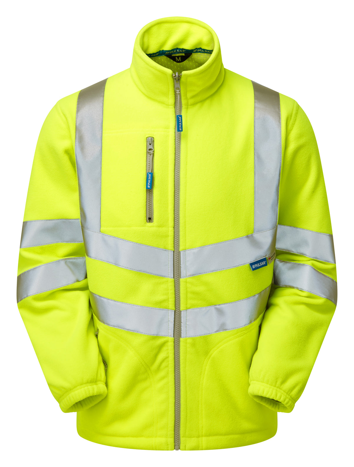 Interactive Fleece Jacket Yellow Recycled Content - P507 - - Customisable Mid-Layers