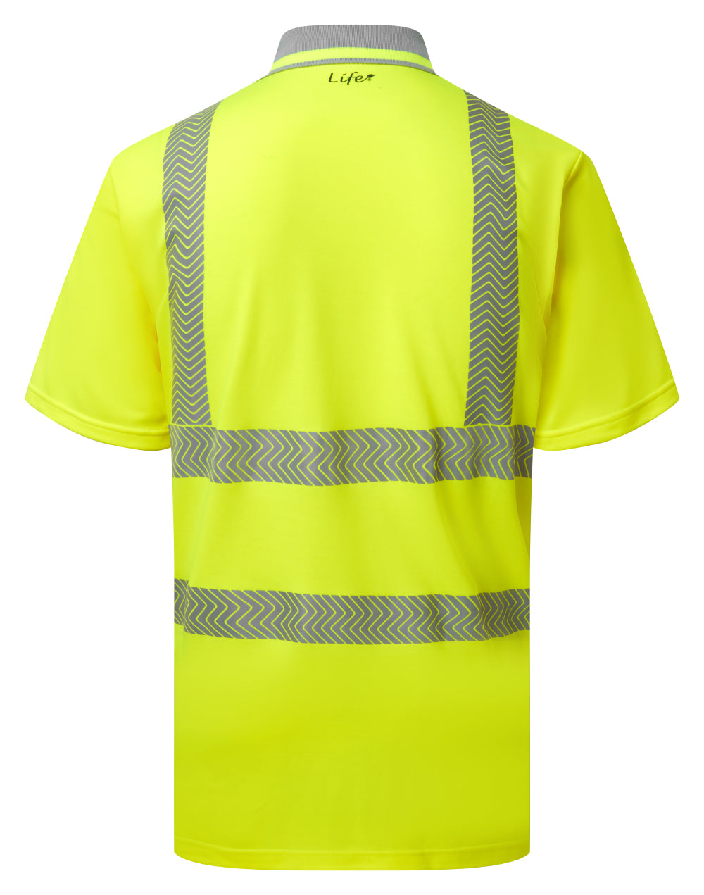 Short Sleeve Polo Shirt Yellow Bamboo Content - LFE923 - - Customisable Polo Shirts