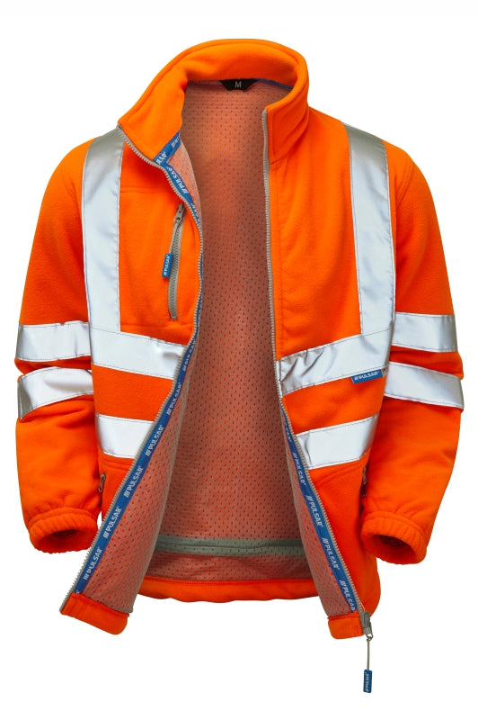 Interactive Polar Fleece Jacket Orange Recycled Content - PR508 - - Customisable Mid-Layers