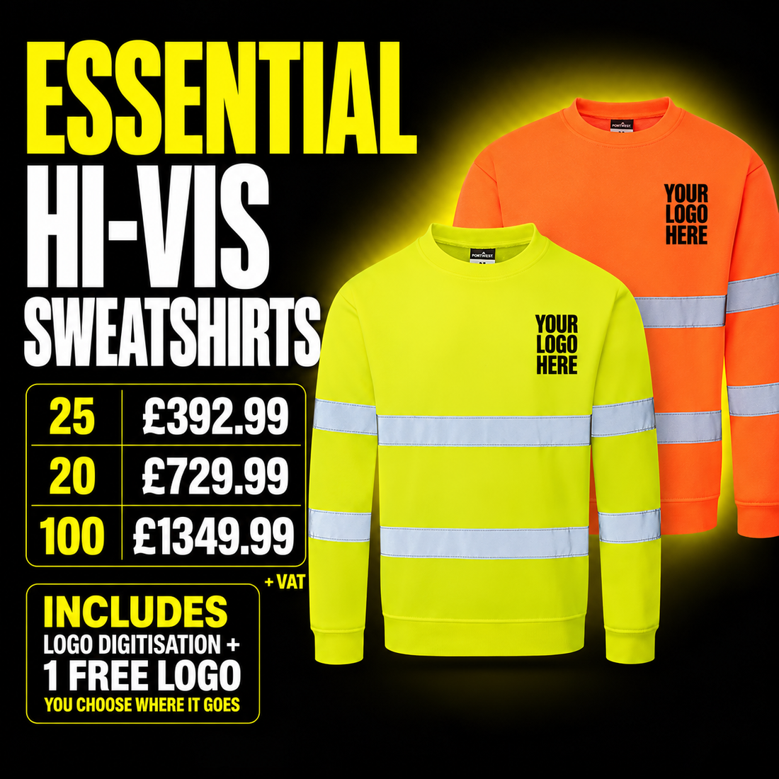 Essential Hi-Vis Polo Shirts Bundle - ES303