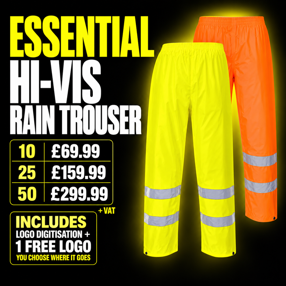 Essential Hi Vis Hooded Sweatshirts Bundle - ES441