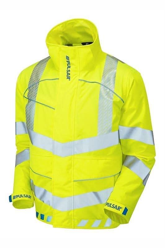 Pulsar Evolution Hi Vis Yellow Bomber Jacket EVO103 - Yellow - Customisable Jacket