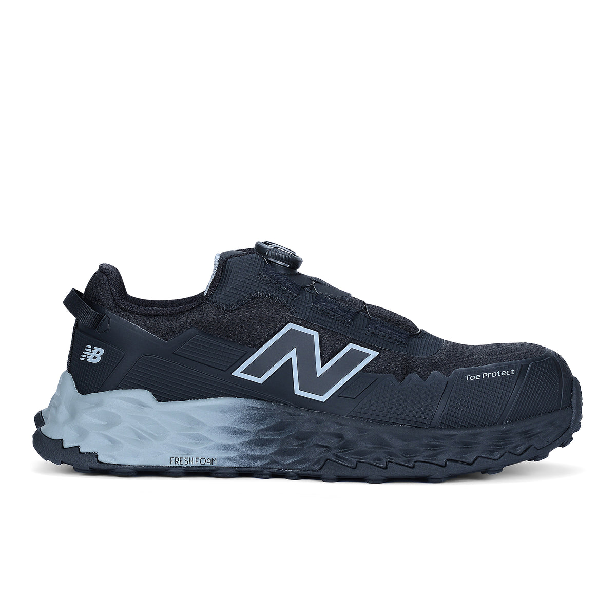 New Balance Fresh Foam Cremorne BOA Black Safety Shoe - 11 - Customisable Safety Footwear