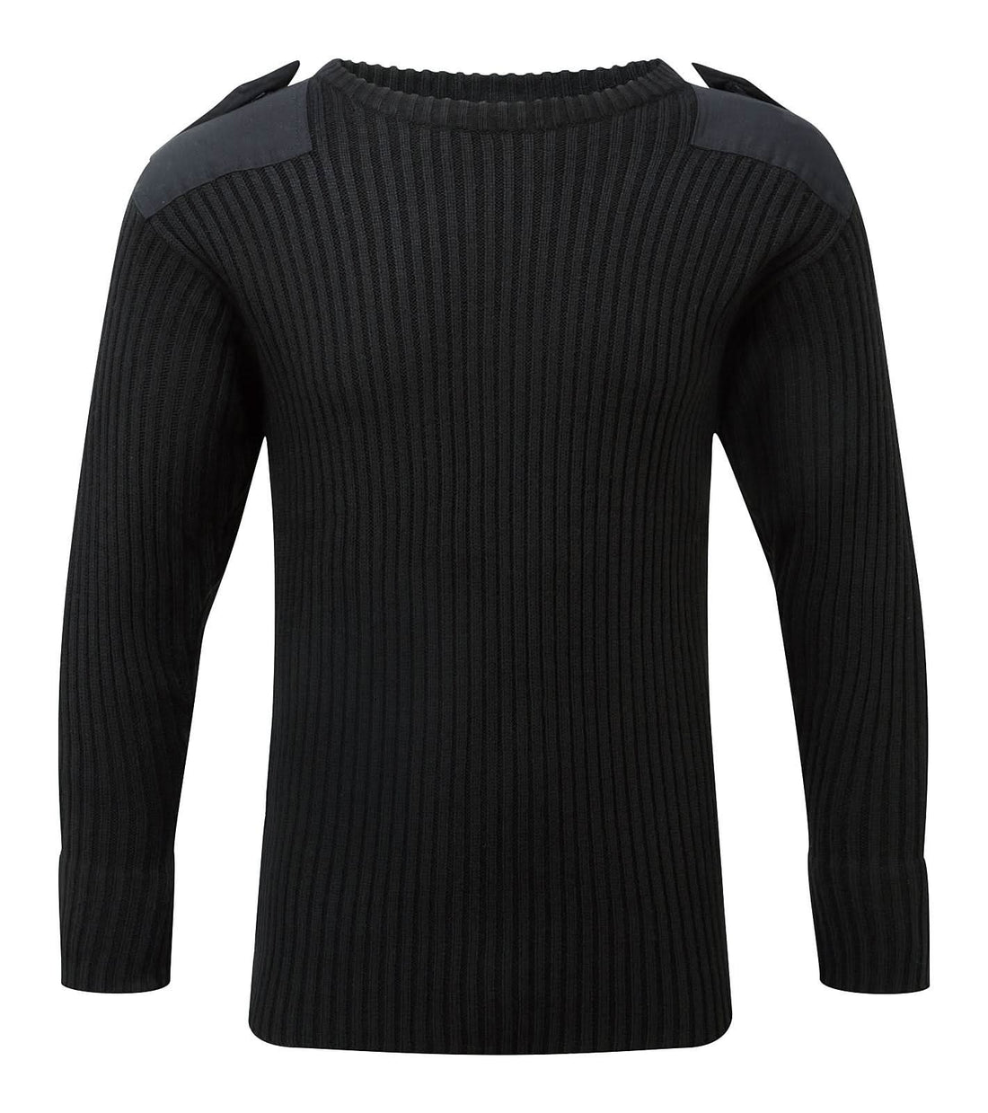 Fort Crew Neck Combat Jumper 120 - Black - Customisable