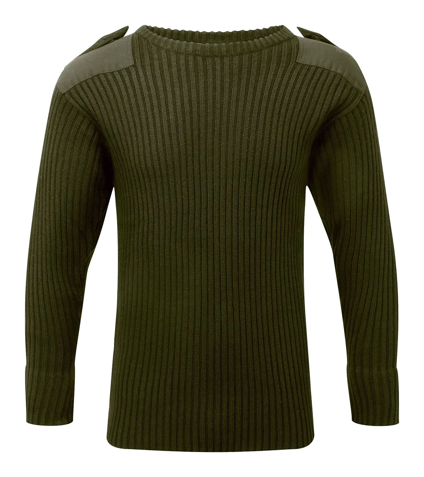 Fort Crew Neck Combat Jumper 120 - Green - Customisable