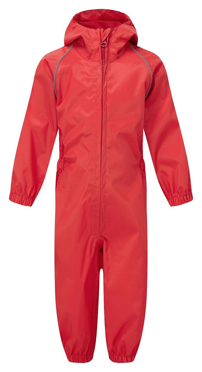 Fort Splashaway Childs Rainsuit 323 - Red - Customisable Coveralls