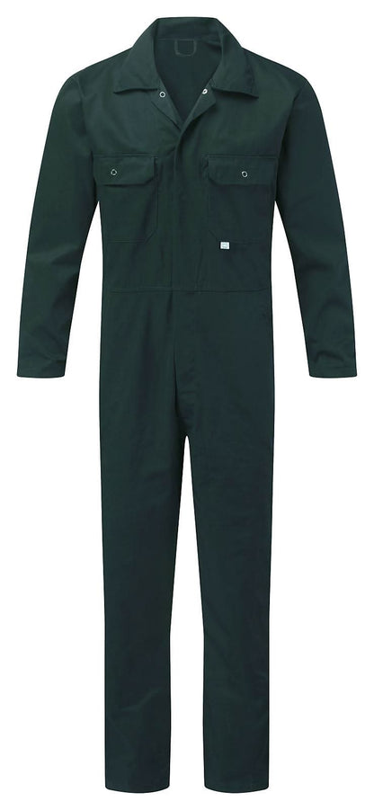Fort Stud Front Coverall 344 - Green - Customisable Coveralls