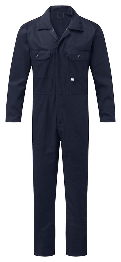 Fort Stud Front Coverall 344 - Navy Blue - Customisable Coveralls