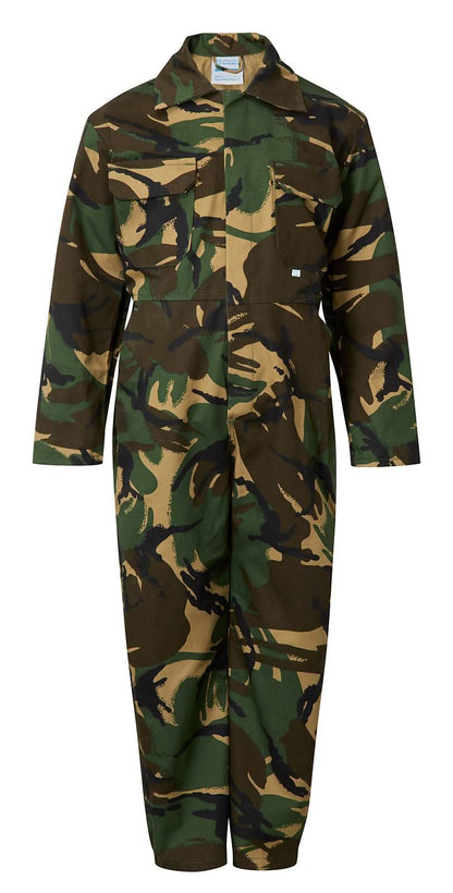 Fort Tearaway Junior Coverall 333 - Woodland - Customisable Coveralls