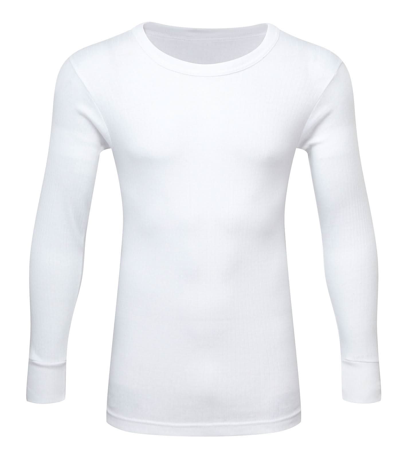 Fort Thermal Long Sleeve Vest 801 - White - Customisable