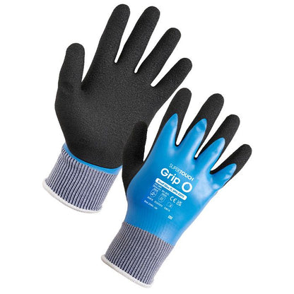 Grip2-O Water Resistant Gloves - G117 - Blue - Customisable General Handling
