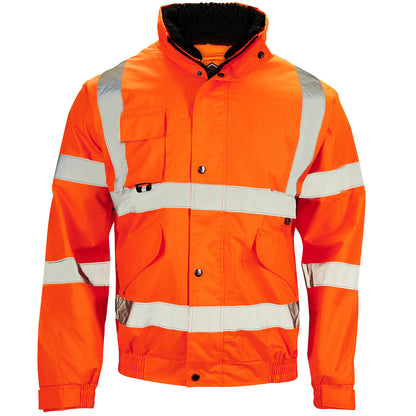 Supertouch - Hi Vis Breathable 2 in 1 Bomber Jacket - H27 - - Customisable Jacket