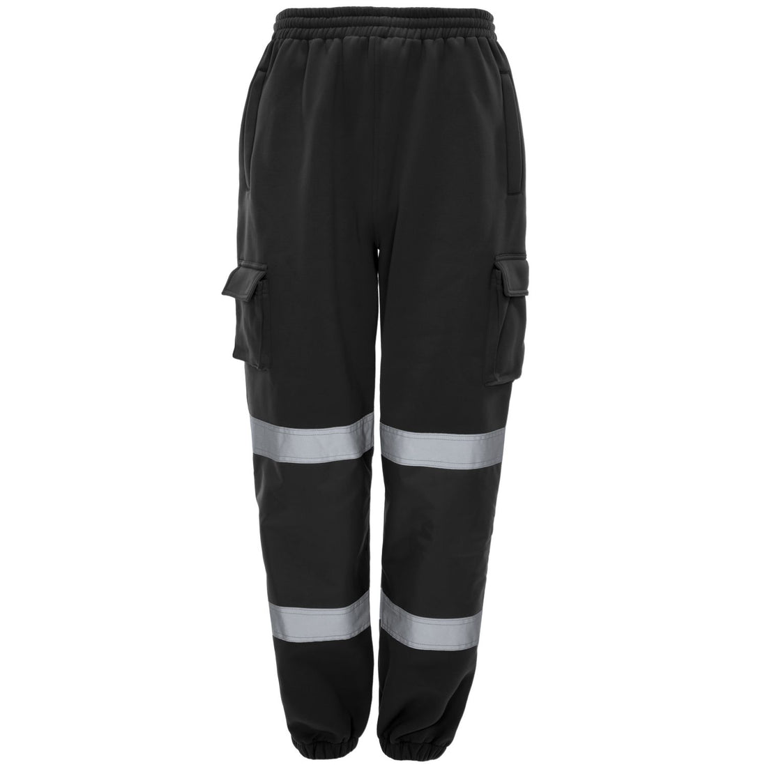Hi Vis Jogging Bottoms - H770 - Black - Customisable Trousers