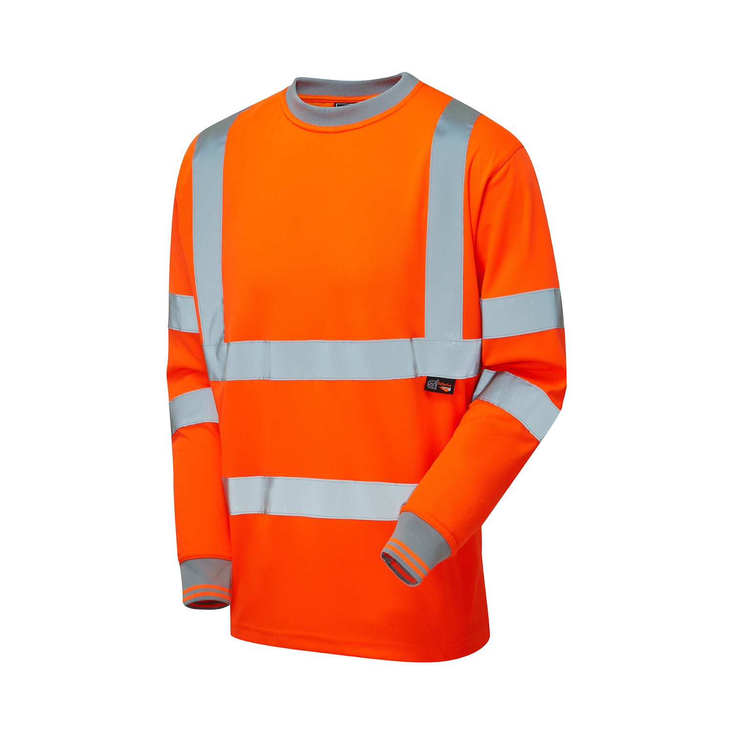 HV Long Sleeve Bird Eye T-Shirt - H202 - Orange - Customisable T-Shirt