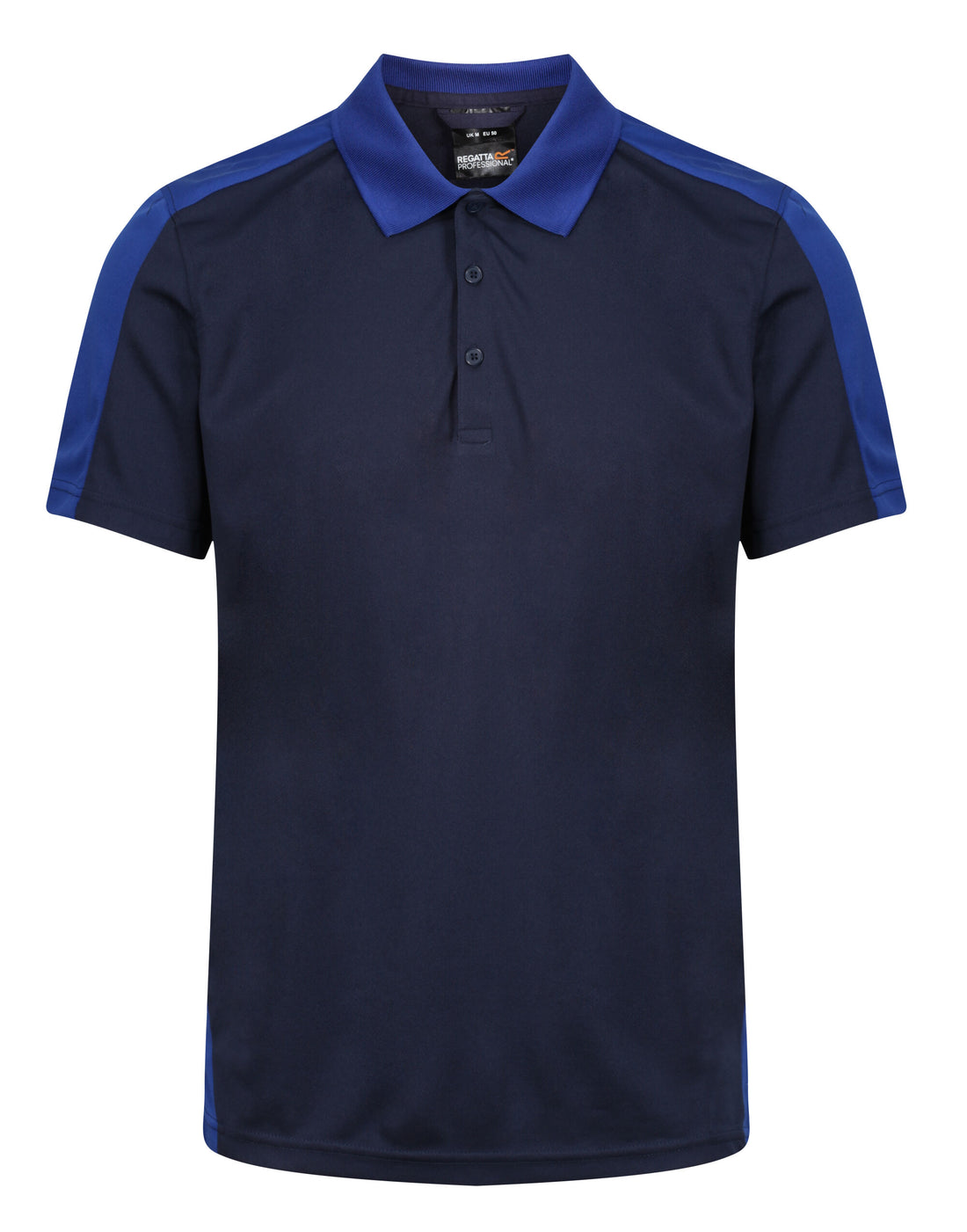 Regatta Professional Regatta Mens Contrast Wicking Polo TRS174 - Navy New Royal - Customisable Polos
