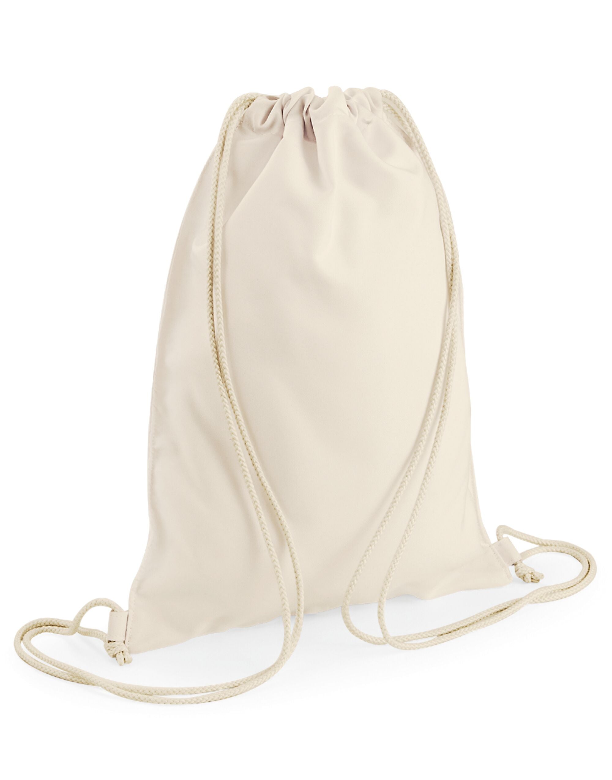 Bagbase Sublimation Gymsac bg910 - Natural O S - Customisable Bags