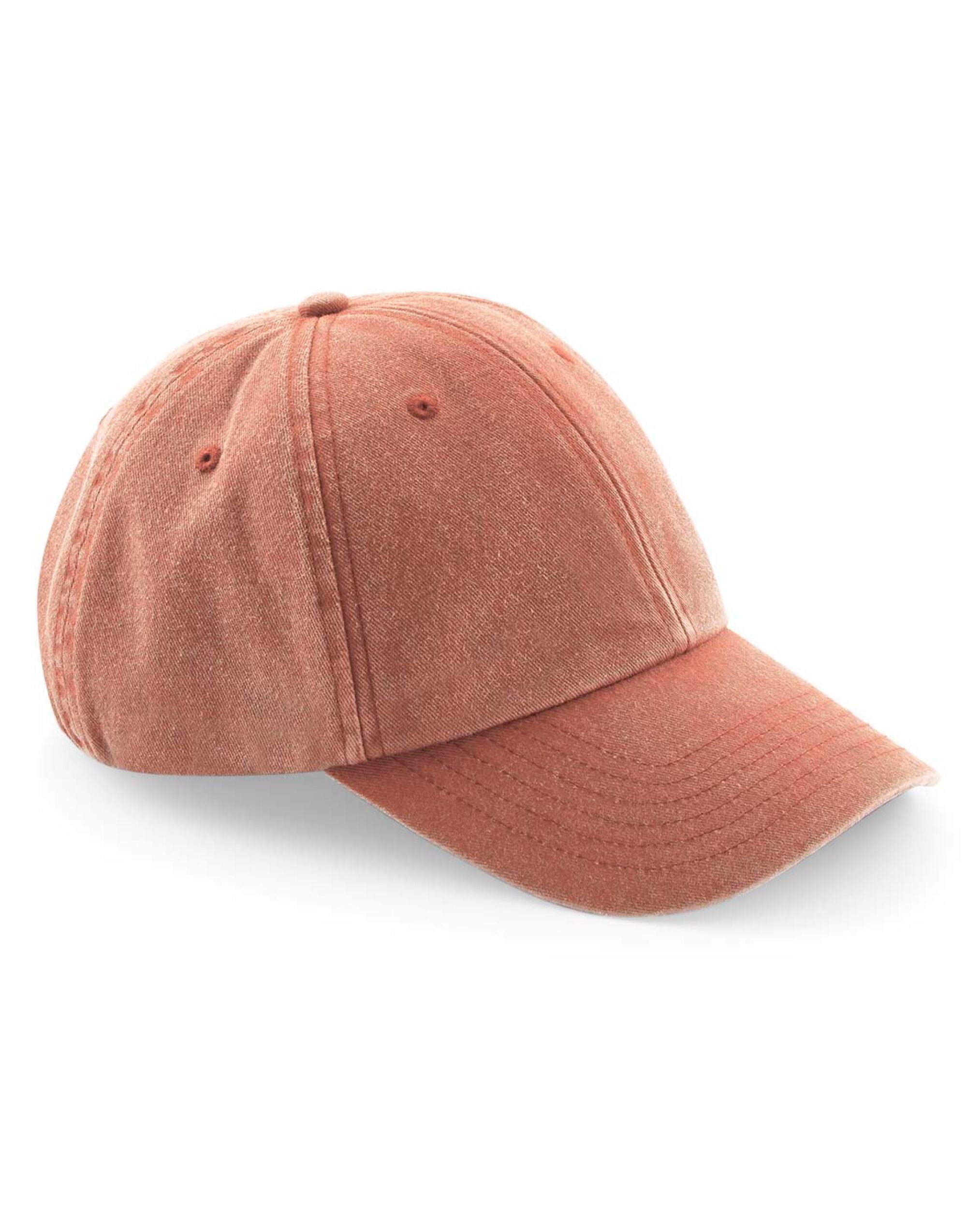 Beechfield Low Profile Vintage Cap B655 - Vintage Orange O S - Customisable Caps