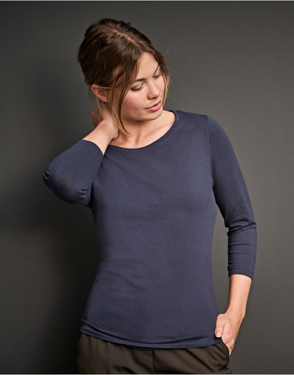Tee Jays Ladies 3/4 Sleeve Stretch Tee TJ460 - - Customisable T-Shirt