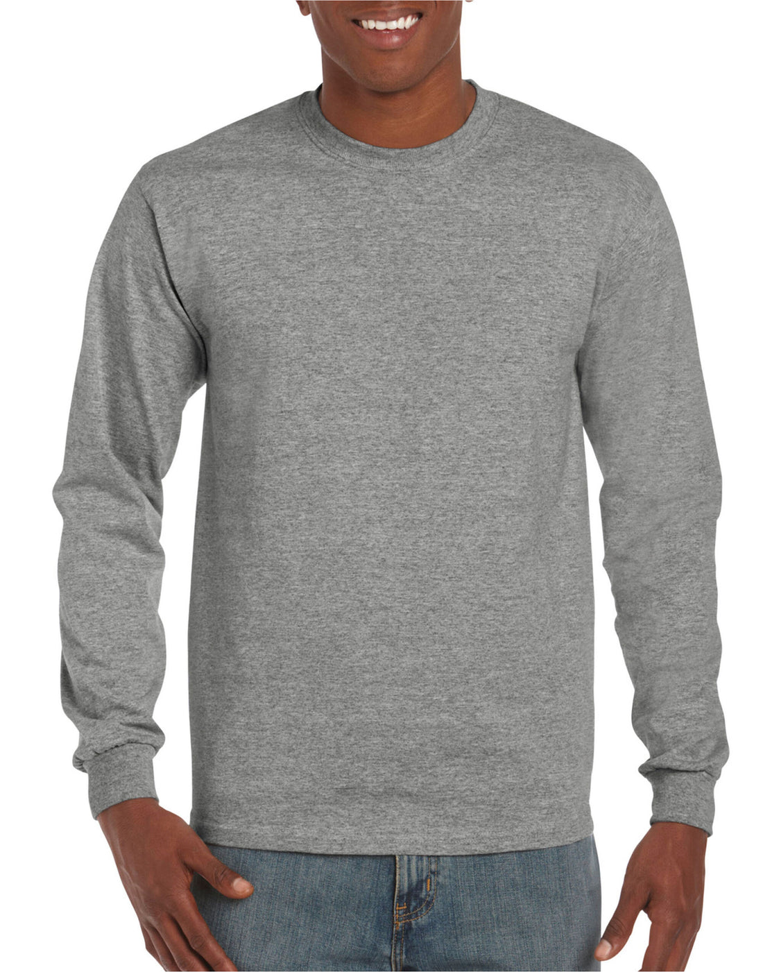 Gildan Hammer Adult Long Sleeve T Shirt H400 - - Customisable T-Shirt