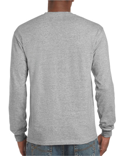 Gildan Hammer Adult Long Sleeve T Shirt H400 - Sport Grey (RS) - Customisable T-Shirt