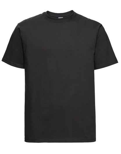 Russell Short Sleeve Collection Russell Short Sleeve Classic Heavyweight T 215M - Black - Customisable T-Shirt