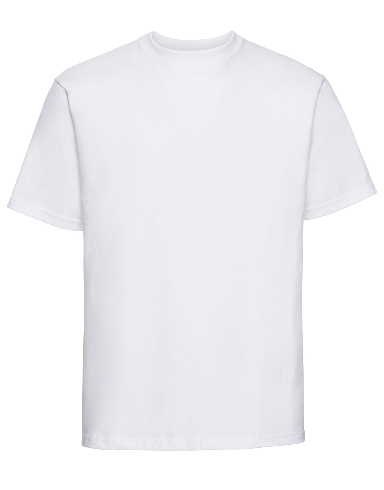 Russell Short Sleeve Collection Russell Short Sleeve Classic Heavyweight T 215M - White - Customisable T-Shirt
