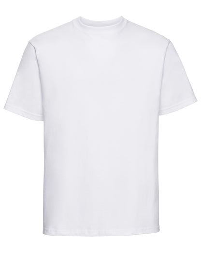 Russell Short Sleeve Collection Russell Short Sleeve Classic Heavyweight T 215M - White - Customisable T-Shirt