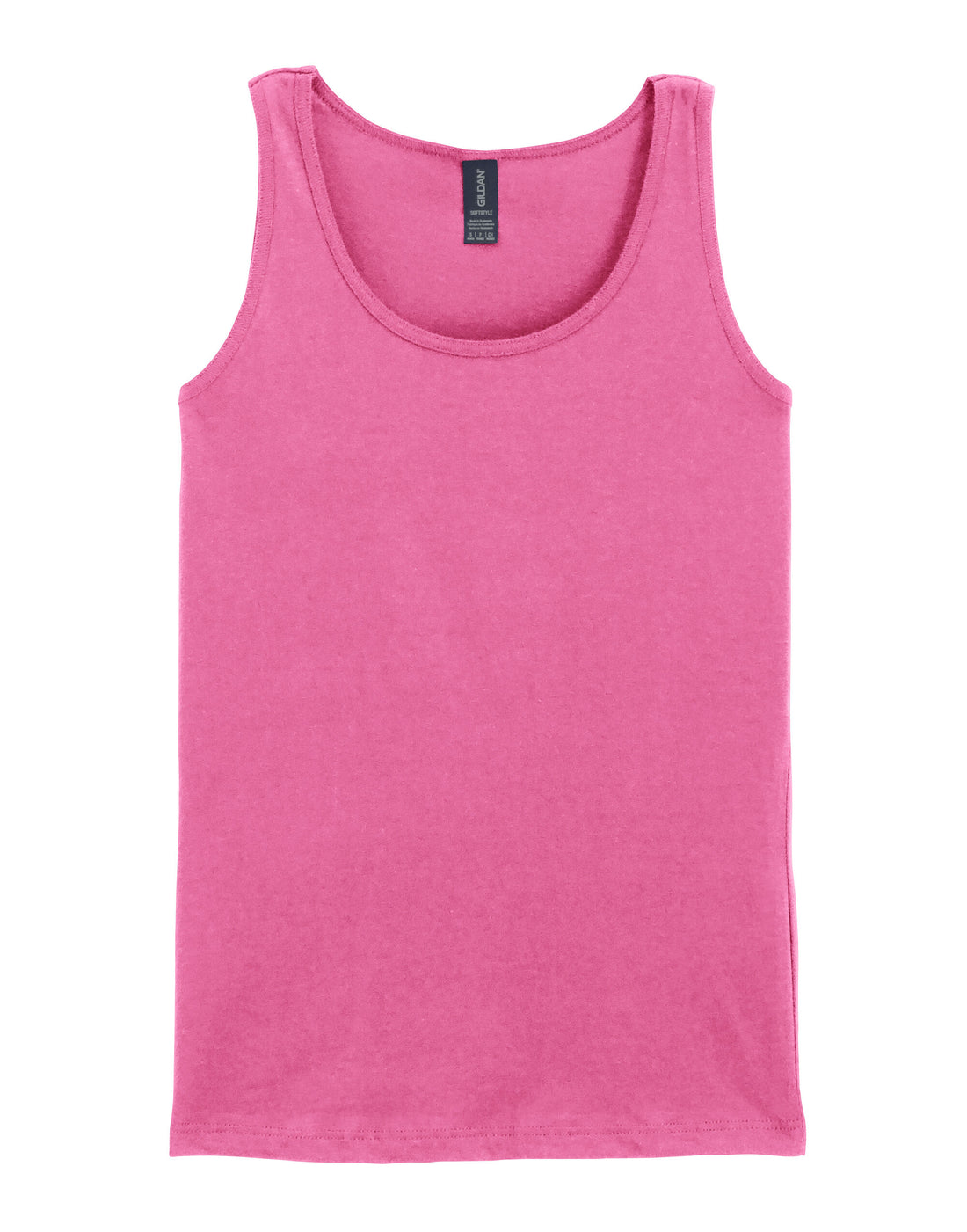 Gildan Softstyle Ladies Tank Top 64200l - Azalea - Customisable T-Shirt