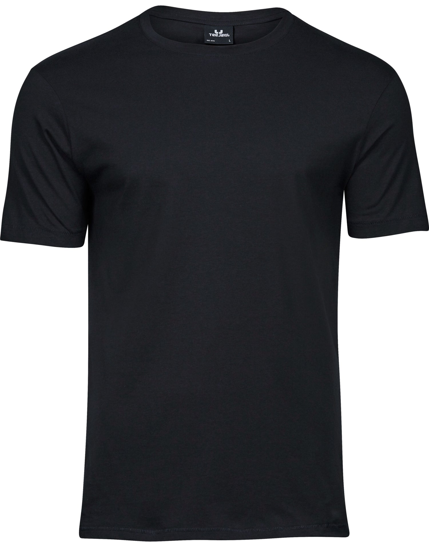 Tee Jays Mens Luxury Tee TJ5000 - Black - Customisable T-Shirt