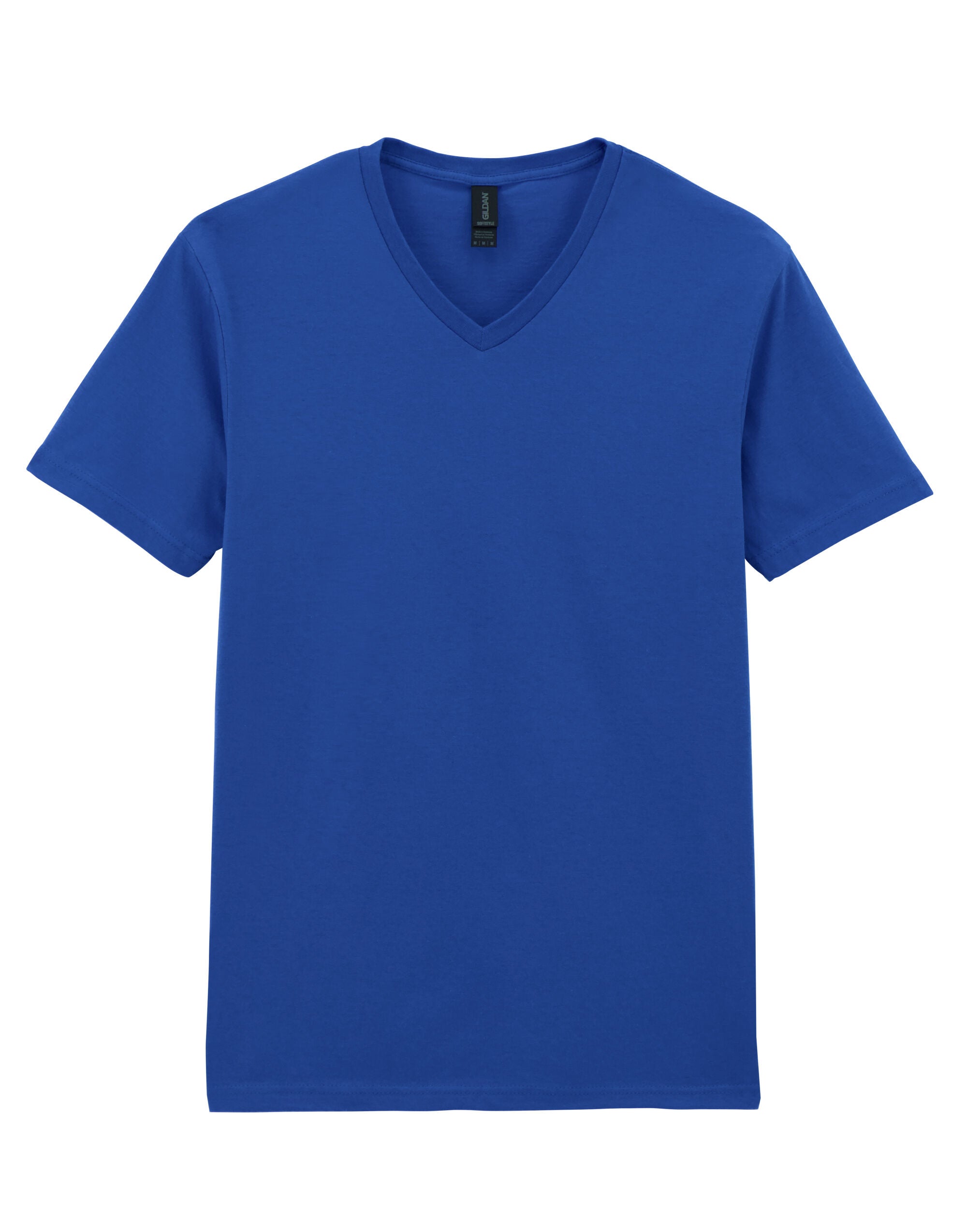 Gildan Softstyle Adult V-Neck T-Shirt 64v00 - Royal - Customisable T-Shirt