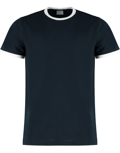 Kustom Kit Mens Fashion Fit Ringer Tee KK508 - - Customisable T-Shirt