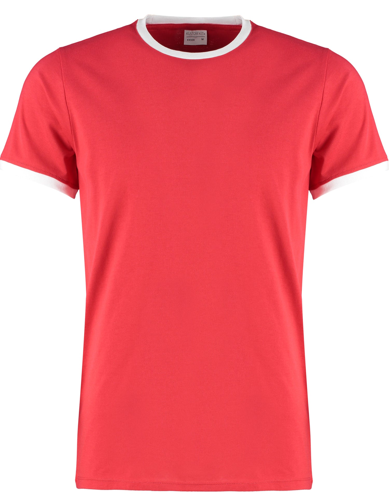 Kustom Kit Mens Fashion Fit Ringer Tee KK508 - - Customisable T-Shirt