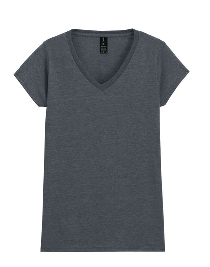 Gildan Softstyle Ladies V-Neck T-Shirt 64v00l - - Customisable T-Shirt