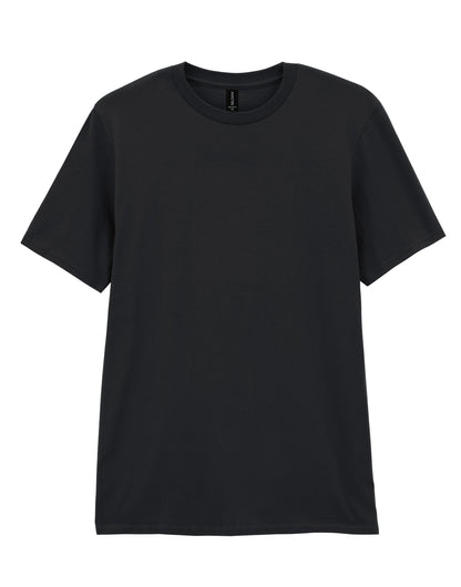 Gildan Adult T-Shirt Softstyle - 980 - Black - Customisable T-Shirt