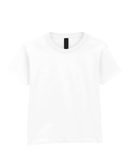 Gildan Softstyle Youth T-Shirt 64000b - White - Customisable T-Shirt