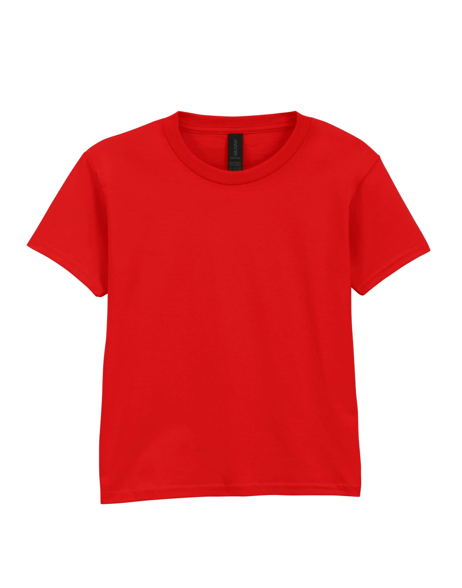 Gildan Softstyle Youth T-Shirt 64000b - Red - Customisable T-Shirt