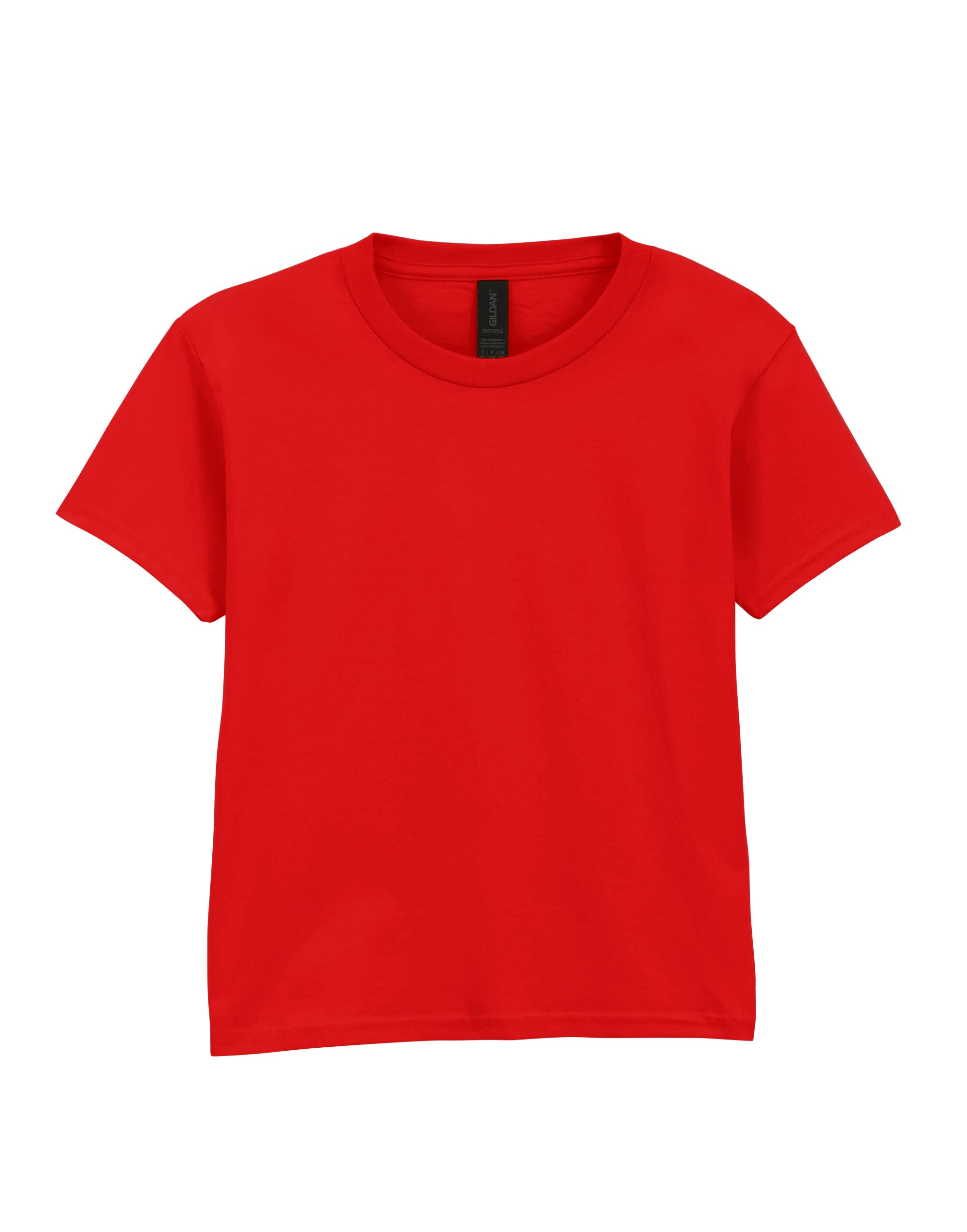 Gildan Softstyle Youth T-Shirt 64000b - Red - Customisable T-Shirt