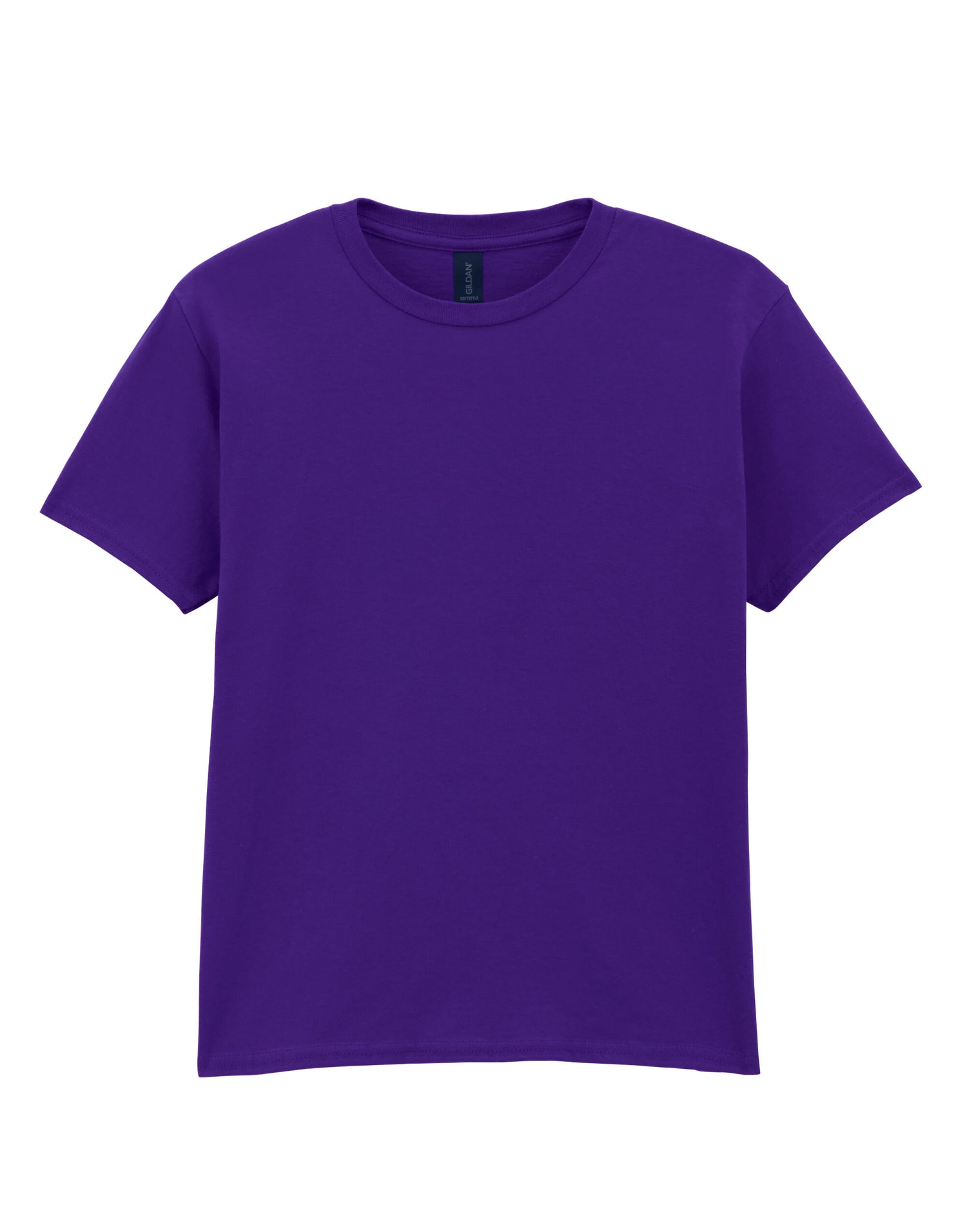 Gildan Softstyle Youth T-Shirt 64000b - Purple - Customisable T-Shirt