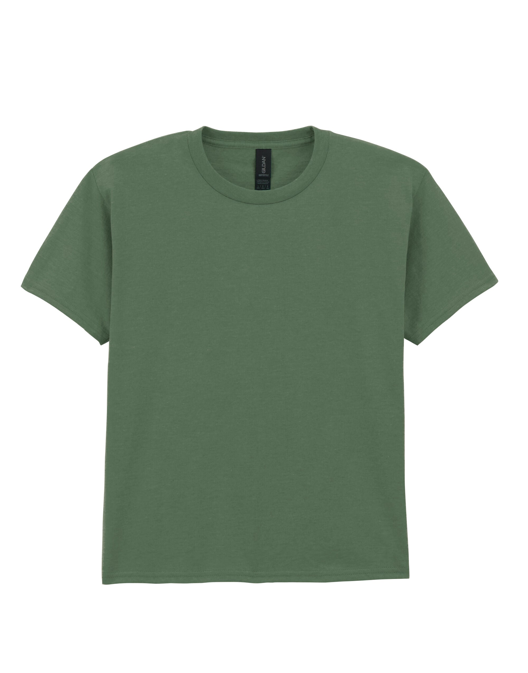 Gildan Softstyle Youth T-Shirt 64000b - Military Green - Customisable T-Shirt