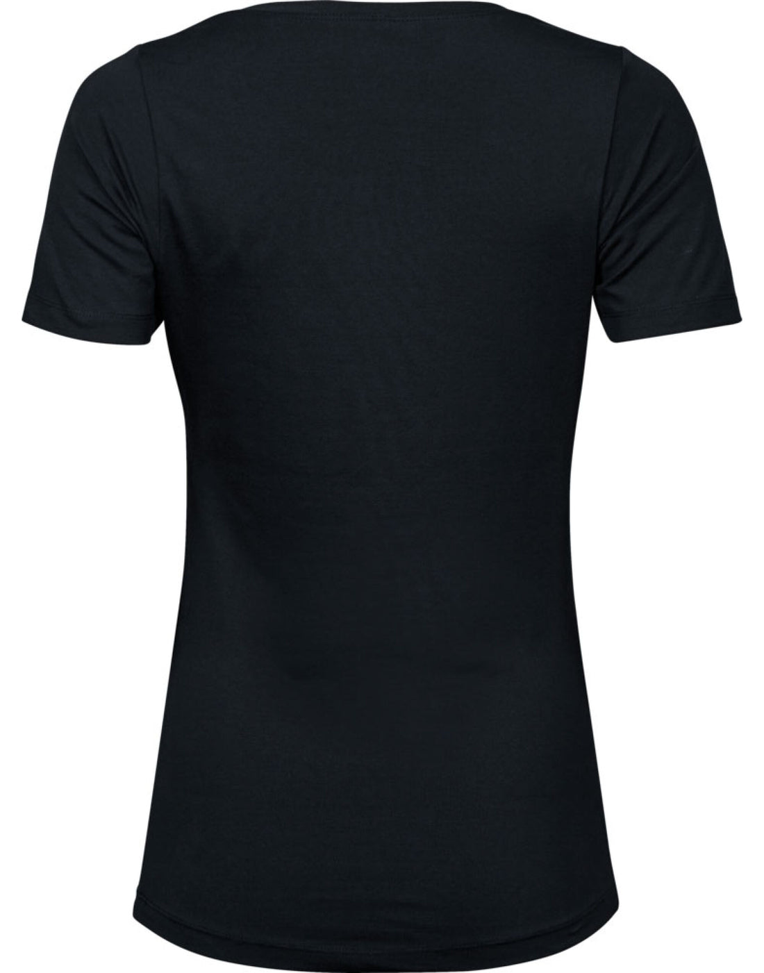 Tee Jays Ladies Stretch Tee TJ450 - Black - Customisable T-Shirt