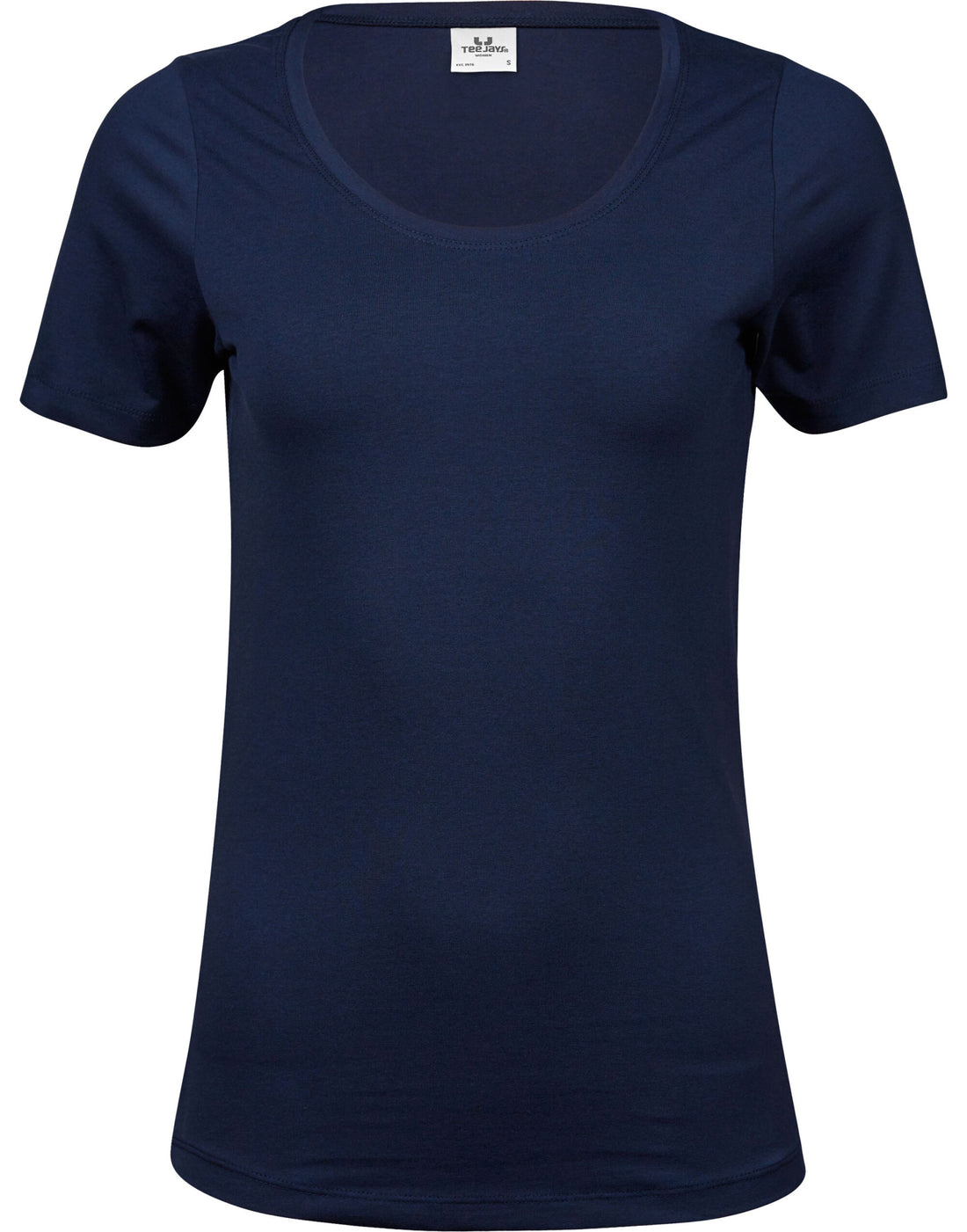 Tee Jays Ladies Stretch Tee TJ450 - Navy - Customisable T-Shirt