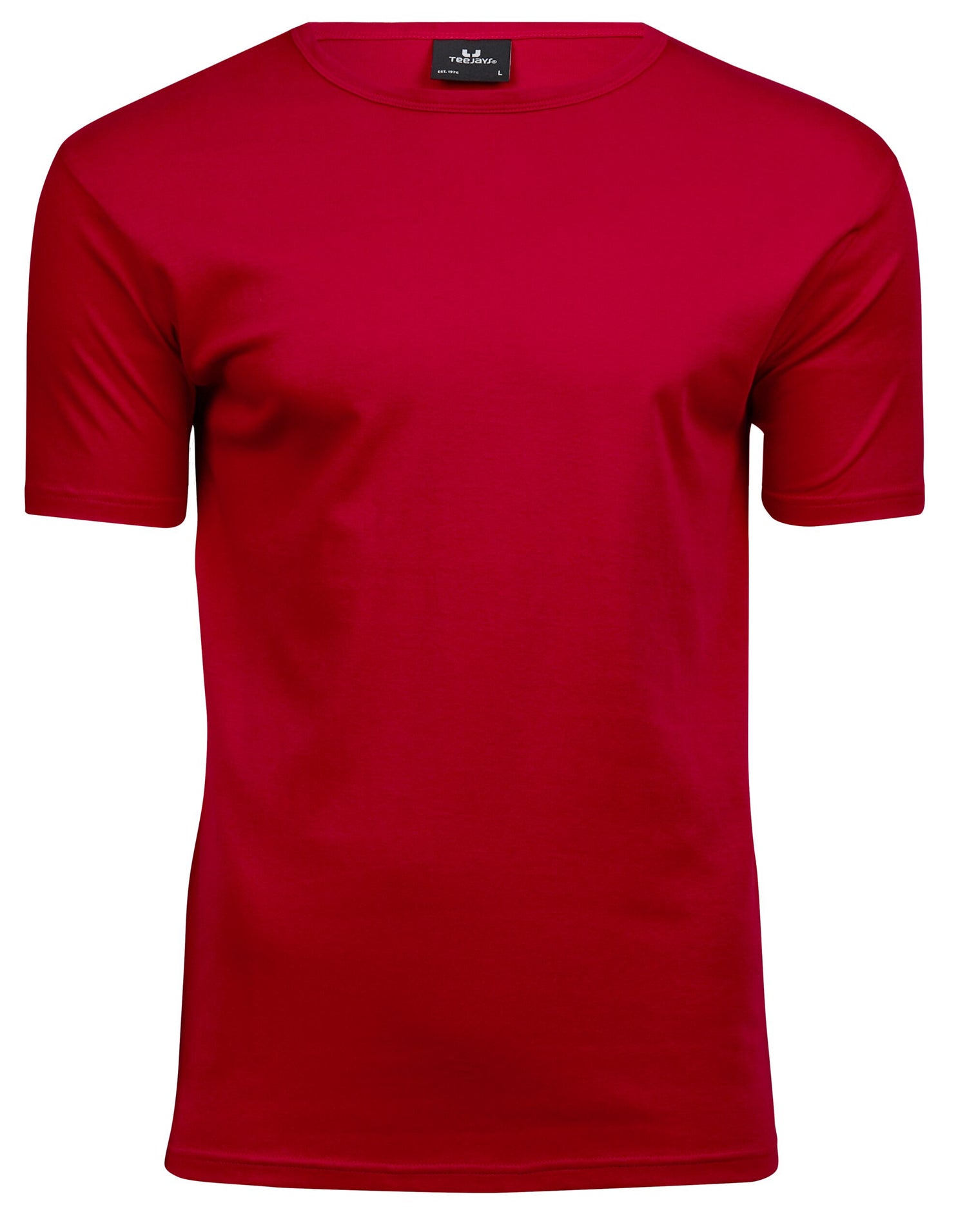 Tee Jays Mens Interlock Tee TJ520 - Red - Customisable T-Shirt
