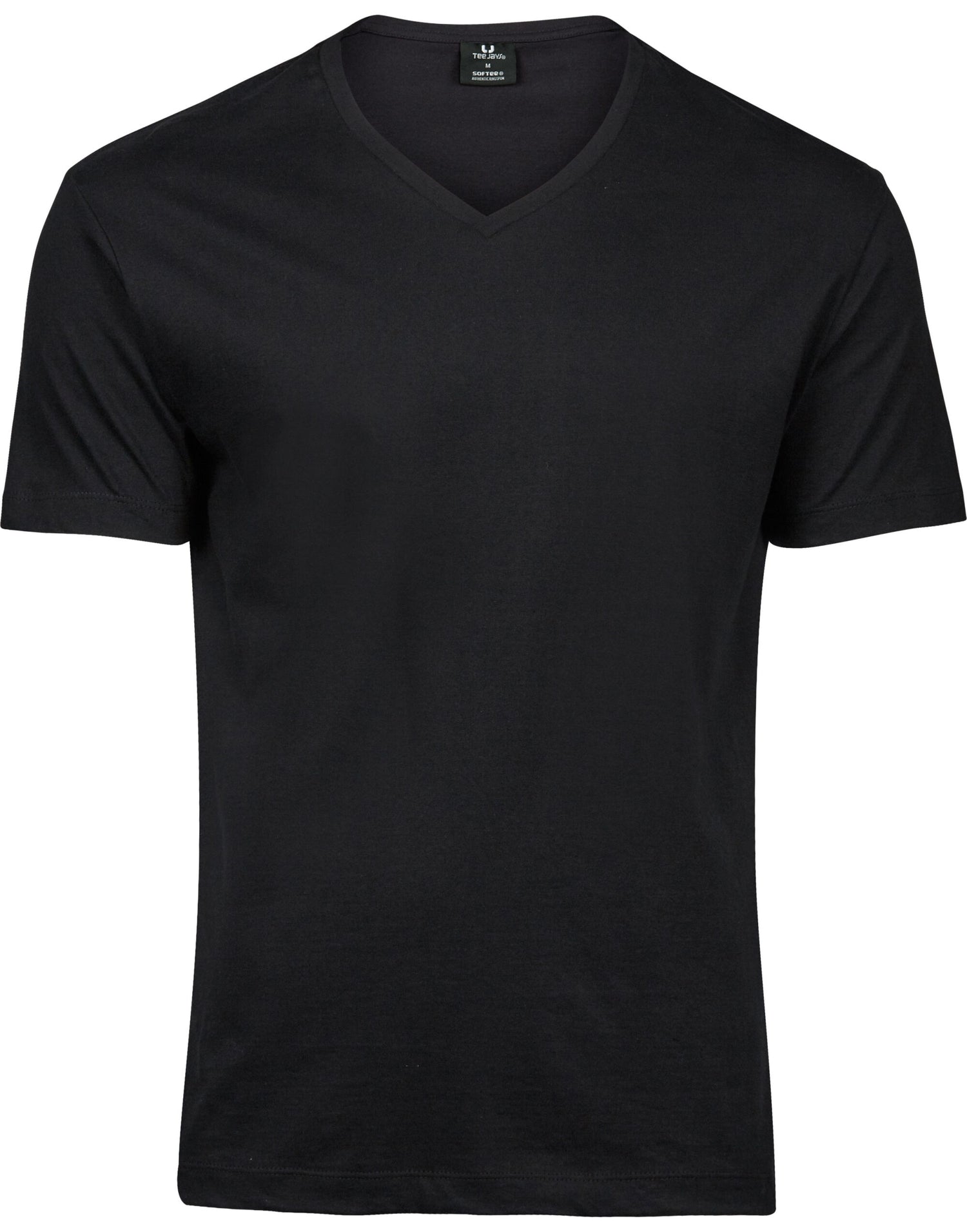 Tee Jays Fashion V-Neck Sof Tee TJ8006 - Black - Customisable T-Shirt