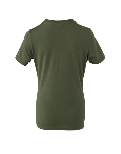 Bella Womens Relaxed Jersey S/S Tee BE6400 - Military Green - Customisable