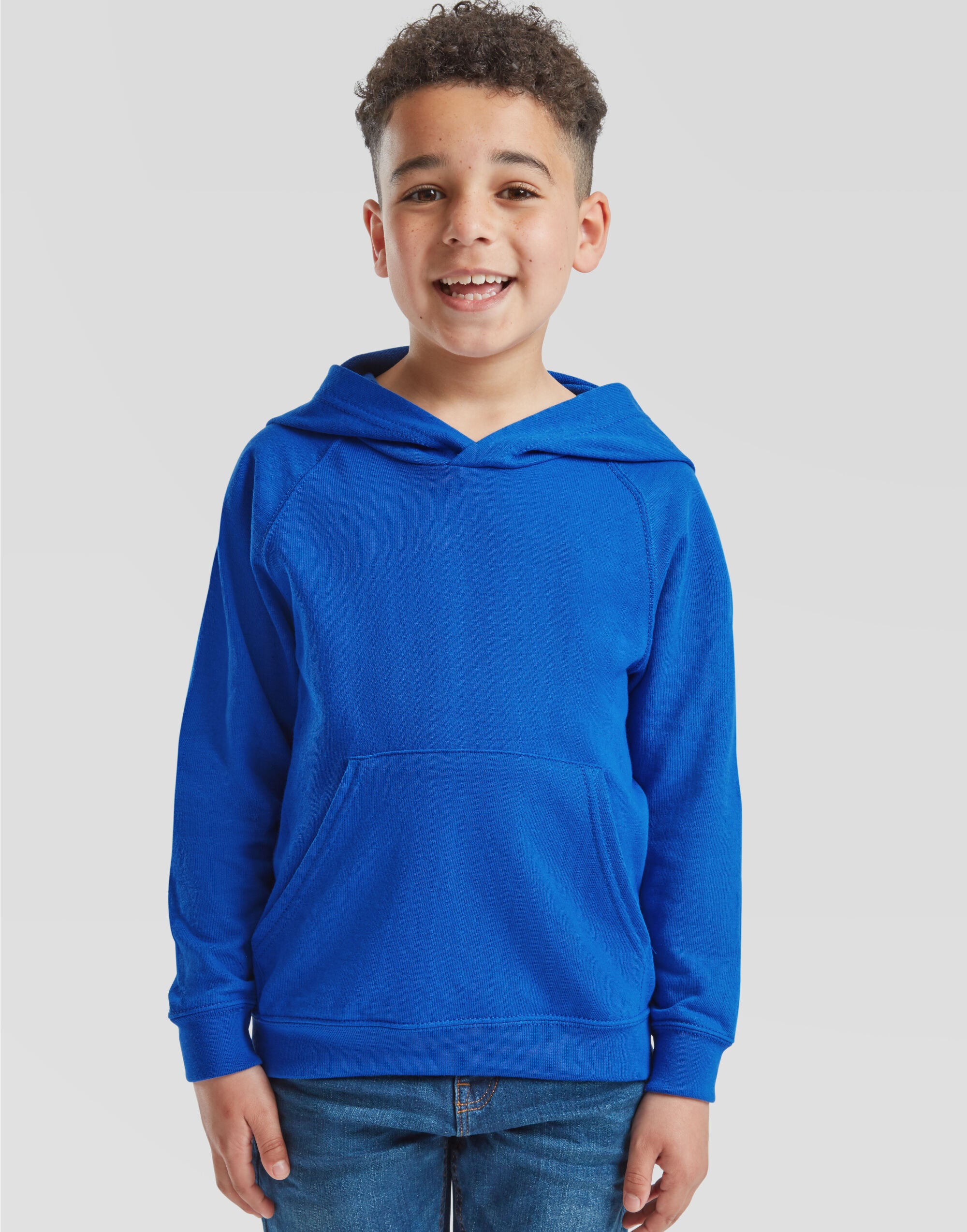 Kids Lightweight Hooded Sweat 62009 - Royal - Customisable Sweatshirts