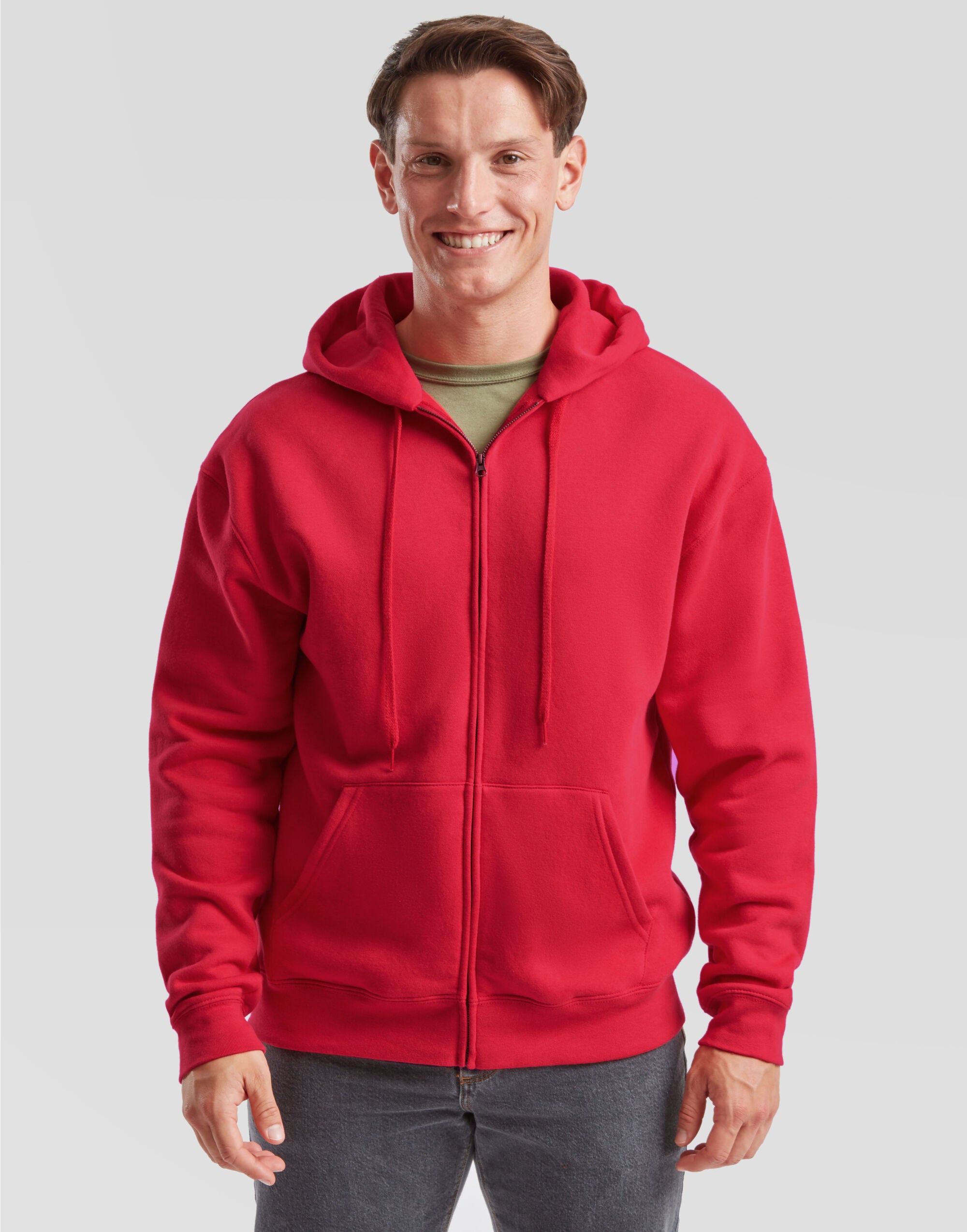 Mens Premium Hooded Sweat Jacket 62034 - - Customisable Sweatshirts