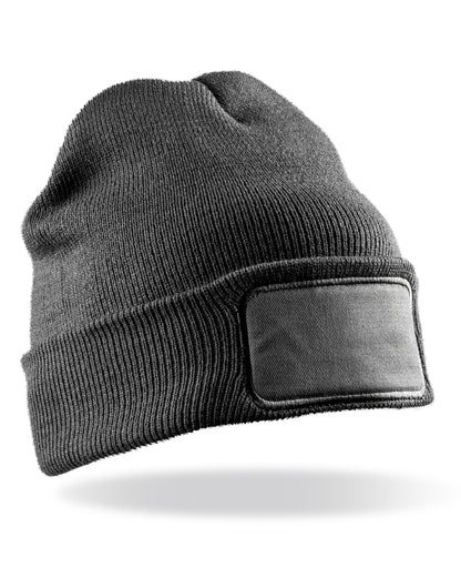 Result Winter Thinsulate Printers Beanie rc034x - Grey O S - Customisable Caps
