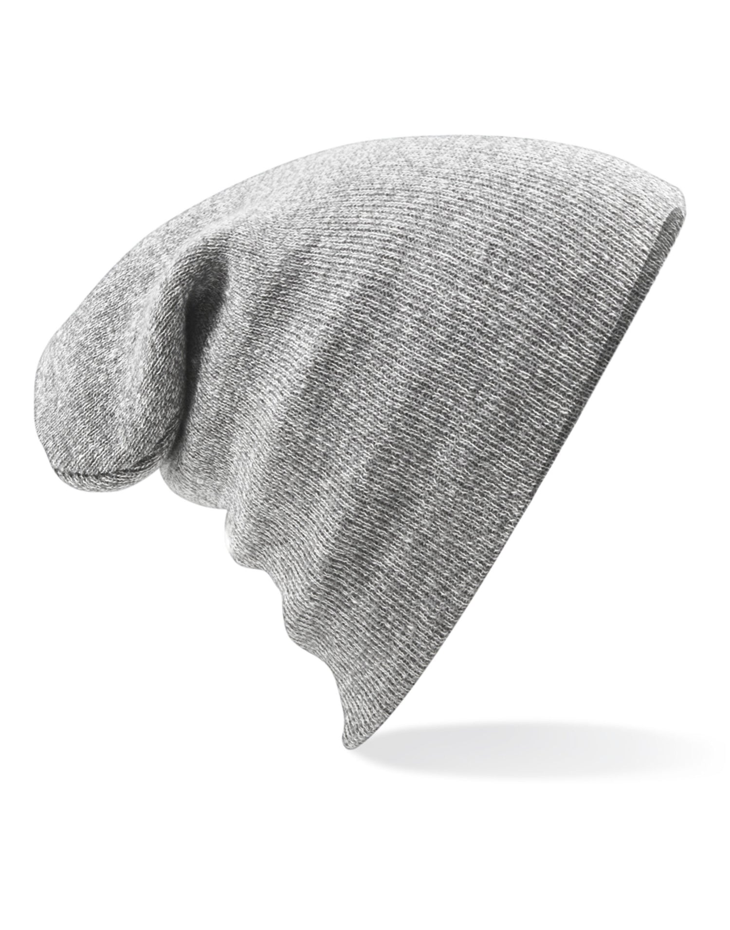 Beechfield Original Cuffed Beanie - B45 - Heather Grey O S - Customisable Beanies