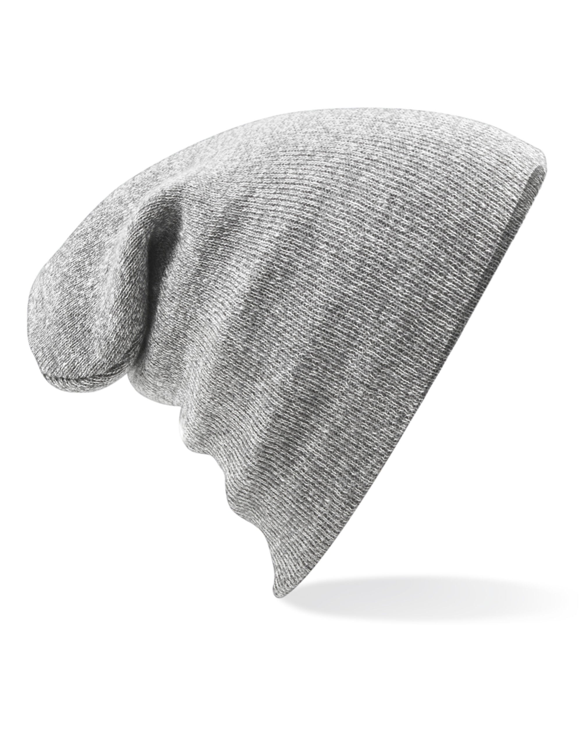 Beechfield Original Cuffed Beanie - B45 - Heather Grey O S - Customisable Beanies